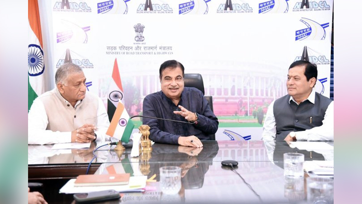 Nitin Gadkari, BJP, Bharatiya Janata Party, Union Minister of Road Transport & Highways, VK Singh, Sarbananda Sonowal, National Highways Logistics Management Ltd, NHLML, Inland Waterways Authority of India, IWAI, Rail Vikas Nigam Ltd, RVNL