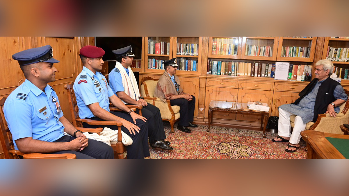 Manoj Sinha, Lieutenant Governor J&K, Raj Bhavan, Jammu, Srinagar, Kashmir, Jammu And Kashmir, Jammu & Kashmir