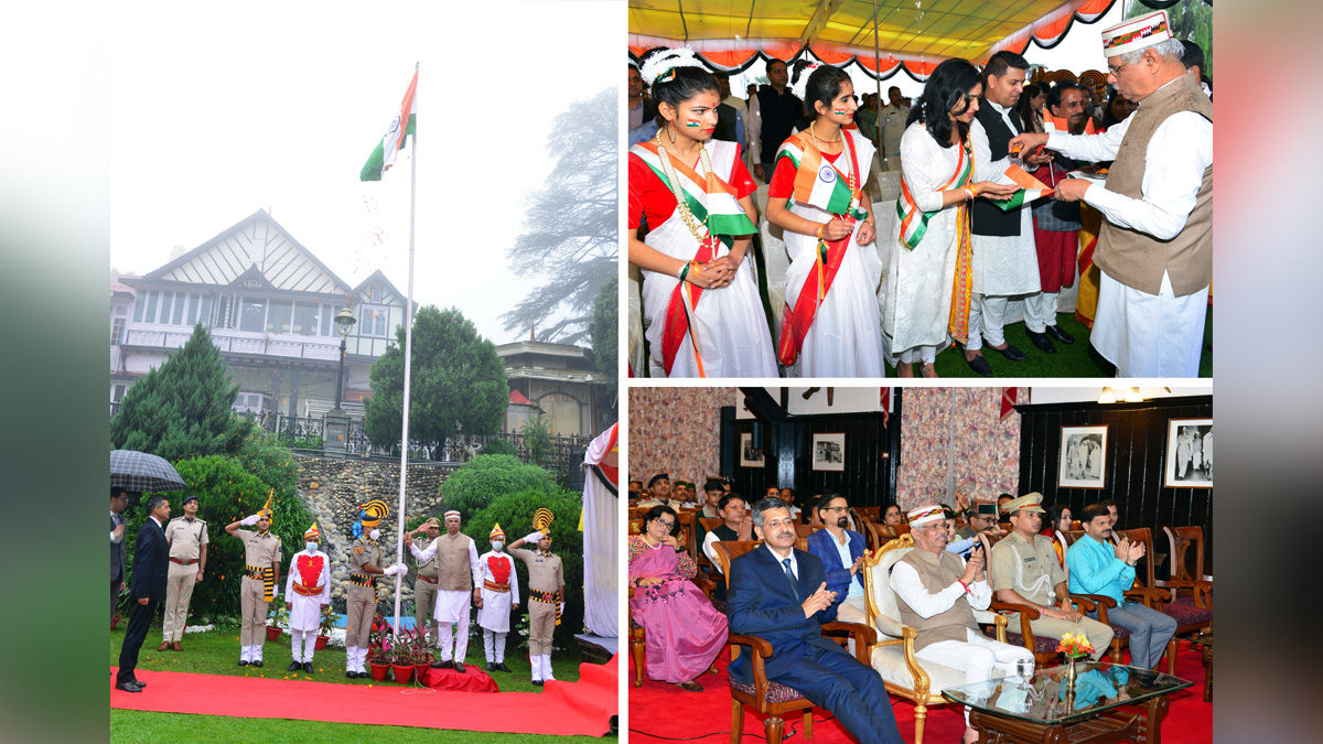 Rajendra Vishwanath Arlekar, Himachal Pradesh, Himachal, Shimla, Raj Bhawan, Azadi Ka Amrit Mahotsav, 75th Anniversary of Indian Independence, 75th years of Independence, Har ghar Tiranga, 75th Independence Day, Independence Day, Independence Day of India , Independence Day 2022, 76th Independence Day 2022