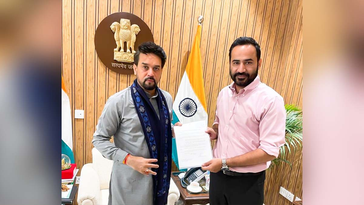 Gurmeet Singh Meet Hayer, Meet Hayer, AAP, Aam Aadmi Party, Aam Aadmi Party Punjab, AAP Punjab, Anurag Thakur, Anurag Singh Thakur, BJP, Bharatiya Janata Party, Minister of Information and Broadcasting