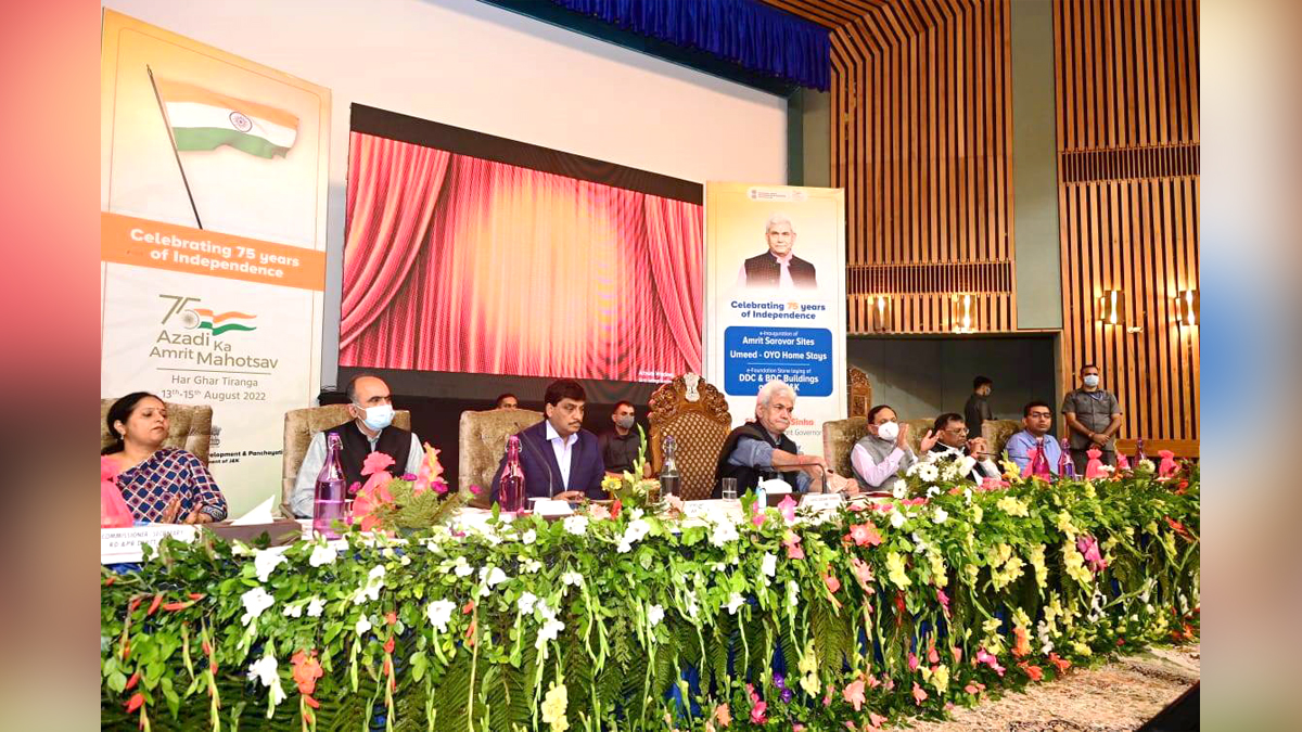 Manoj Sinha, Lieutenant Governor J&K, Raj Bhavan, Jammu, Srinagar, Kashmir, Jammu And Kashmir, Jammu & Kashmir