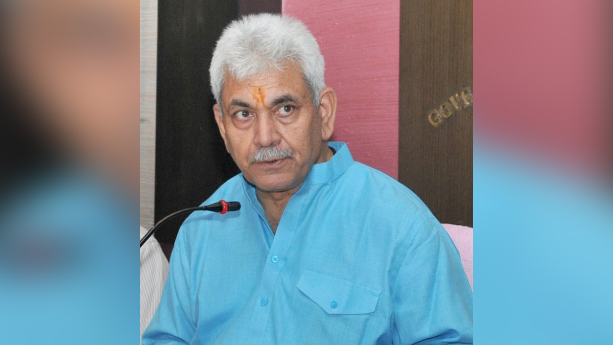 Manoj Sinha, Lieutenant Governor J&K, Raj Bhavan, Jammu, Srinagar, Kashmir, Jammu And Kashmir, Jammu & Kashmir