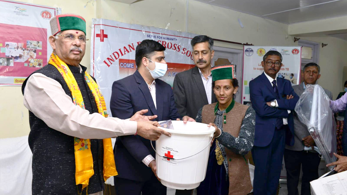 Rajendra Vishwanath Arlekar, Himachal Pradesh, Himachal, Bharatiya Janata Party, BJP, BJP Himachal, Shimla, Raj Bhawan, Blood Donation Camp, Pradhan Mantri TB Mukt Bharat Abhiyan