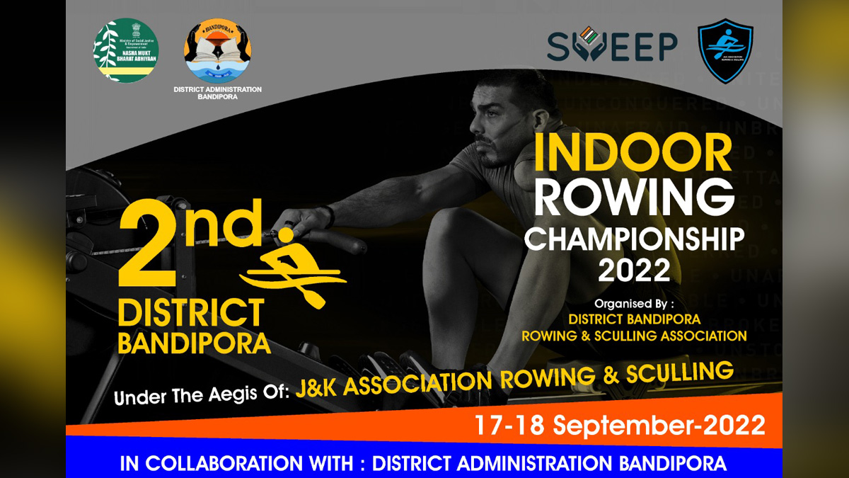 2nd District Indoor Rowing Championship, Bandipora, Jammu And Kashmir, Jammu & Kashmir