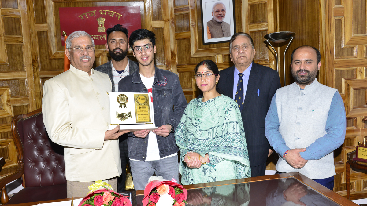 Rajendra Vishwanath Arlekar, Himachal Pradesh, Himachal, Bharatiya Janata Party, BJP, BJP Himachal, Shimla, Raj Bhawan