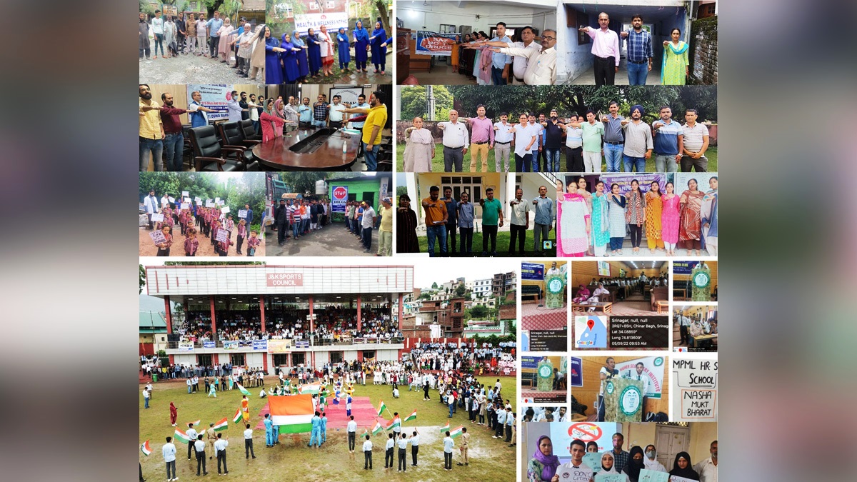 Nasha Mukt Bharat Abhiyan, Jammu, Kashmir, Jammu And Kashmir, Jammu & Kashmir