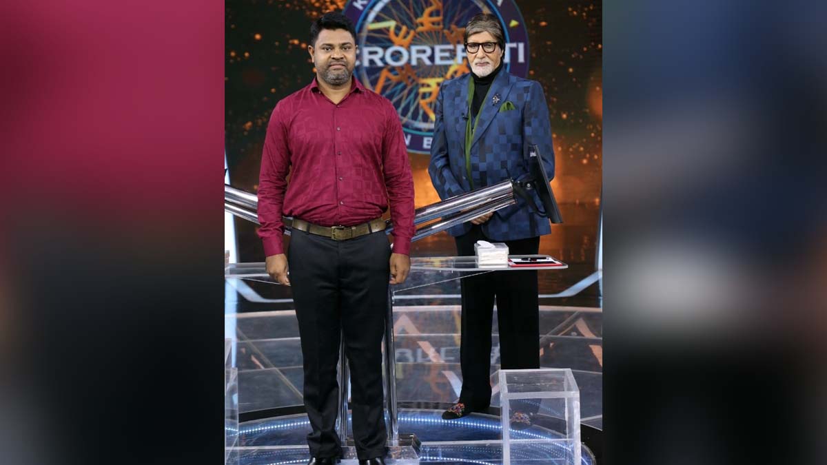 TV, Television, Entertainment, Mumbai, Actor, Actress, Mumbai News, Amitabh Bachchan, Kaun Banega Crorepati 14, Suraj Nair, Sony Entertainment Television