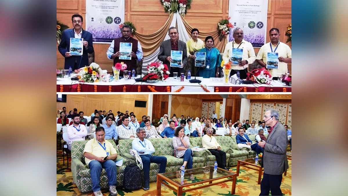 Dr. D. Srinivasa Reddy, Srinagar, Jammu, Kashmir, Jammu And Kashmir, Jammu & Kashmir, Er. Abdul Rahim, Dr. Zabeer Ahmad, Indian Institute of Integrative Medicine, IIIM, Recent Trends in Plant Biology, 3 day National Conference