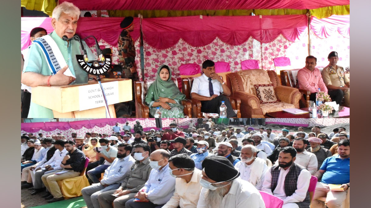 Manoj Sinha, Lieutenant Governor J&K, Raj Bhavan, Jammu, Srinagar, Kashmir, Jammu And Kashmir, Jammu & Kashmir