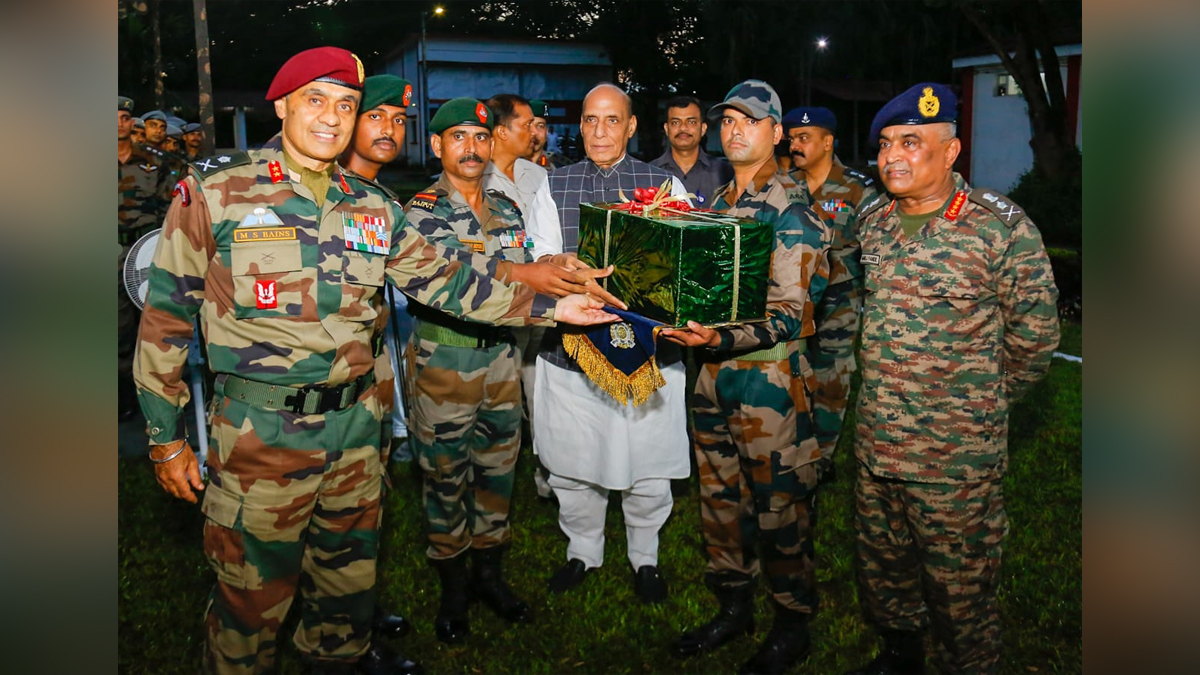 Rajnath Singh, Union Defence Minister, Defence Minister of India, BJP, Bharatiya Janata Party, Army Chief, General Manoj Pande