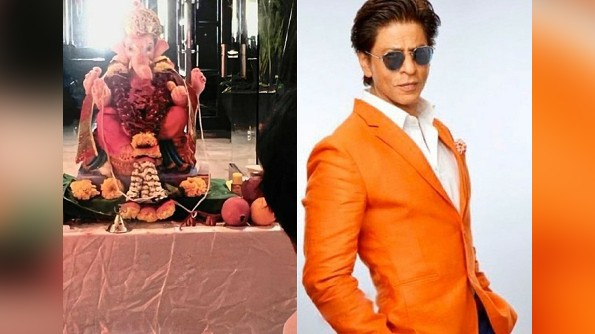 Shah Rukh Khan, Shahrukh Khan, SRK, Bollywood, Entertainment, Mumbai, Actor, Cinema, Hindi Films, Movie, Mumbai News, AbRam, Lord Ganpati, Ganesh Chaturthi