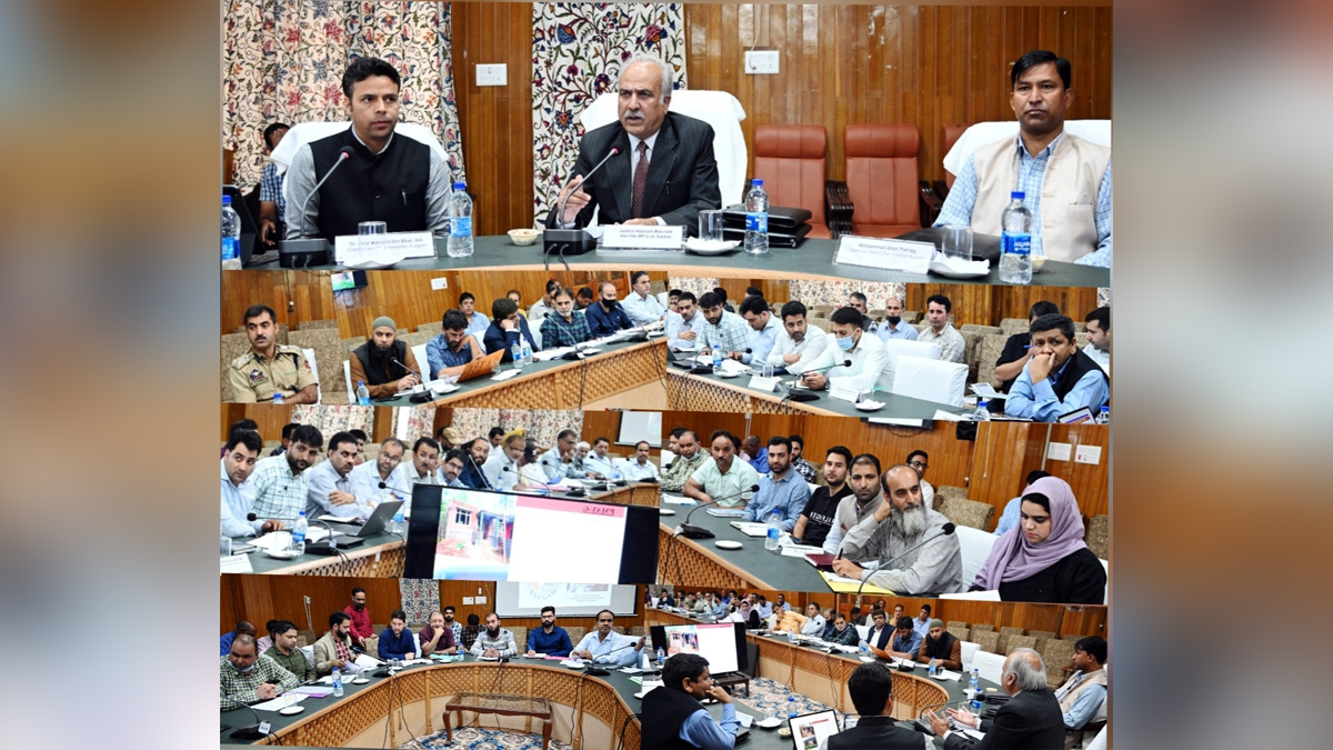 Hasnain Masoodi, Member Parliament, Anantnag Lok Sabha constituency, Justice, Kulgam, District Development Coordination and Monitoring Committee, DISHA, Jammu And Kashmir, Jammu & Kashmir