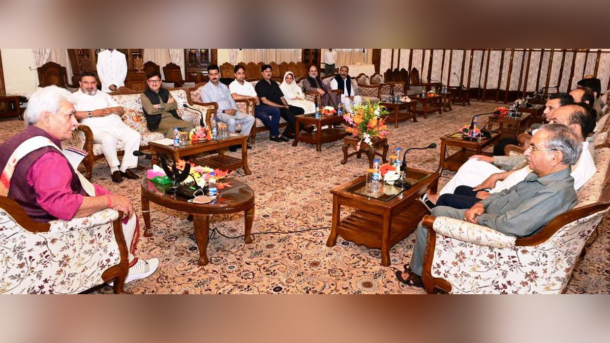 Manoj Sinha, Lieutenant Governor J&K, Raj Bhavan, Jammu, Srinagar, Kashmir, Jammu And Kashmir, Jammu & Kashmir