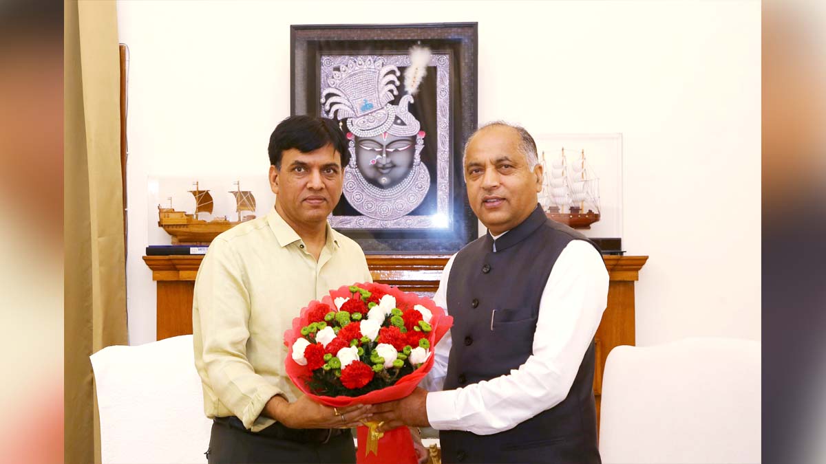 Mansukh Mandaviya, Union Minister of Health & Family Welfare, BJP, Bharatiya Janata Party, Jai Ram Thakur, Himachal Pradesh, Himachal, Shimla, Chief Minister of Himachal Pradesh, BJP Himachal Pradesh