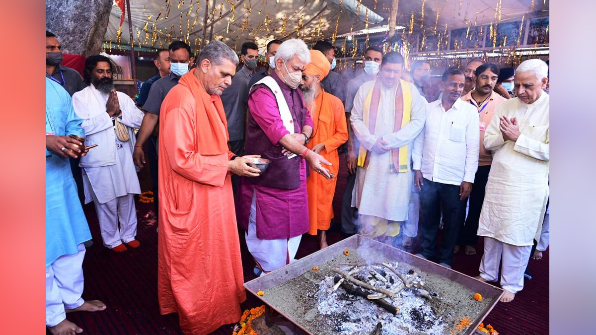 Manoj Sinha, Lieutenant Governor J&K, Raj Bhavan, Jammu, Srinagar, Kashmir, Jammu And Kashmir, Jammu & Kashmir