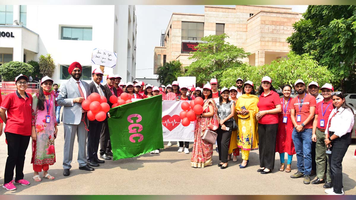 CGC Landran, Landran, Chandigarh Group Of Colleges, Satnam Singh Sandhu, Rashpal Singh Dhaliwal, World Heart Day, Special Day, Health, National Family Health Survey, Heart Attacks