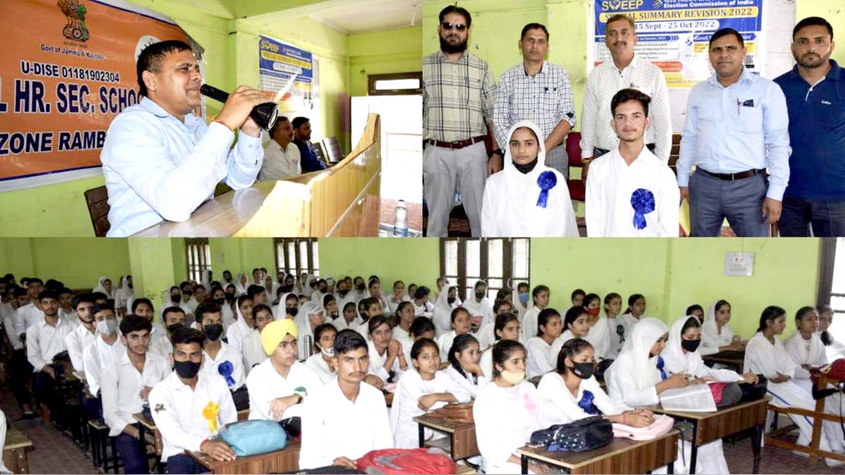 Ramban, Ramban Lal Chand, Kashmir, Jammu And Kashmir, Jammu & Kashmir, Systematic Voters’ Education and Electoral Participation, SVEEP