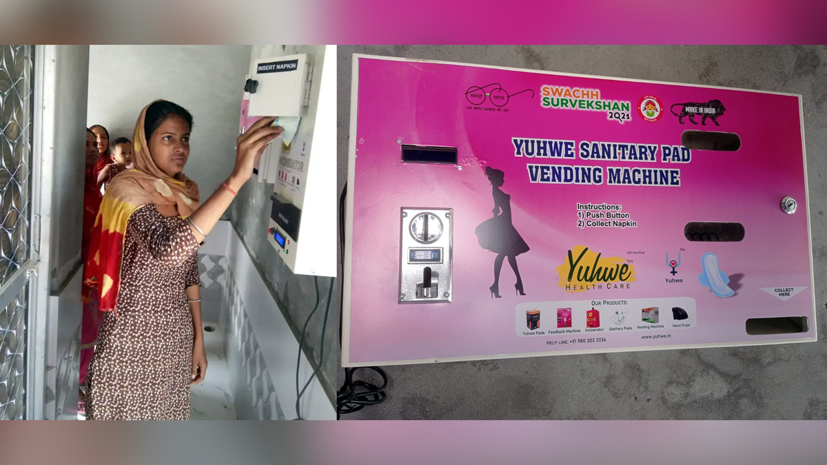 Khas Khabar, Fazilka, Dr. Himanshu Aggarwal, Sanitary pad vending machines, Community sanitary complexes