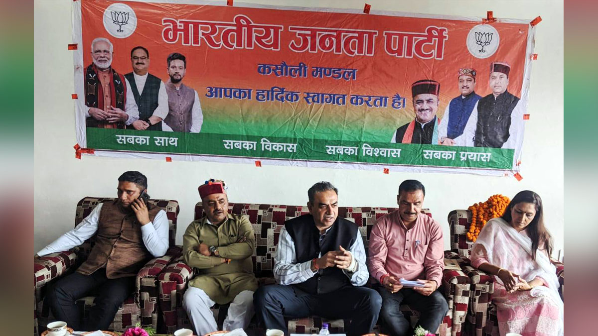 Sanjay Tandon, Himachal Pradesh, Himachal, Bharatiya Janata Party, BJP, BJP Himachal, BJP Himachal Pradesh