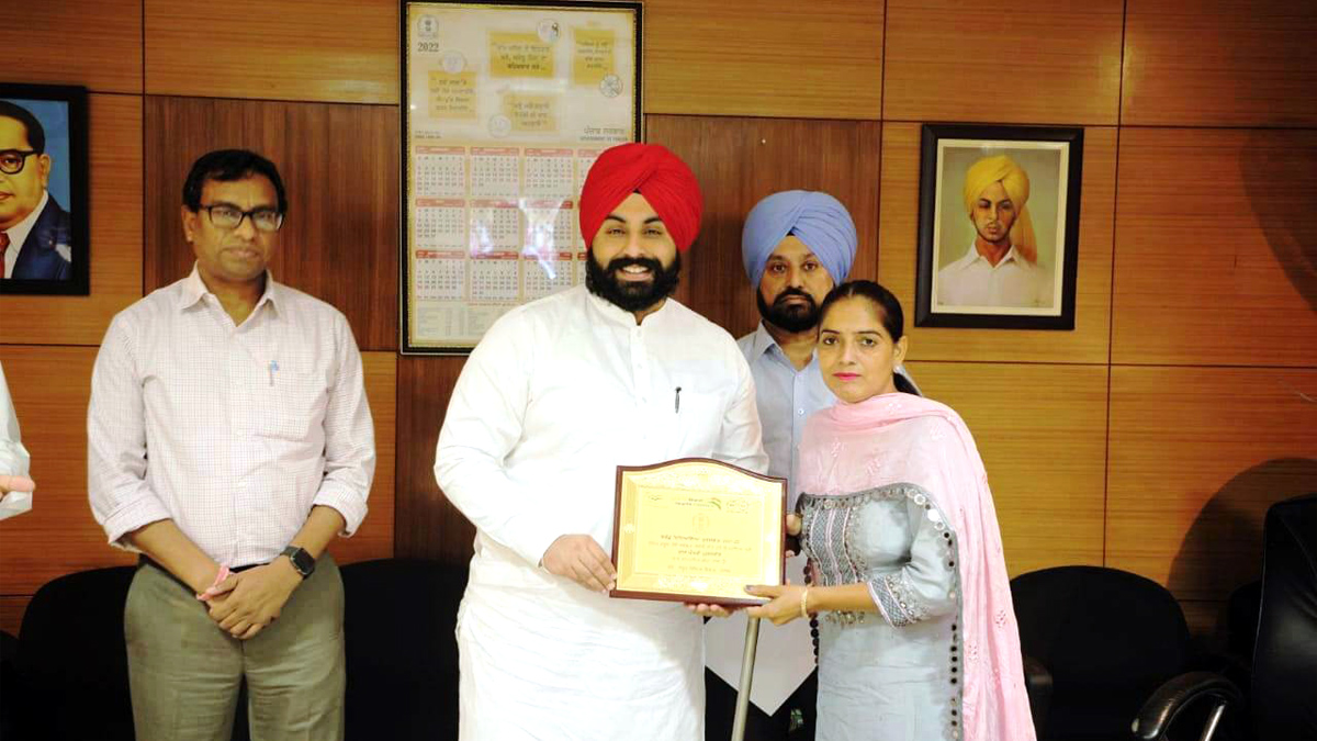 Harjot Singh Bains, AAP, Aam Aadmi Party, Aam Aadmi Party Punjab, AAP Punjab, Government of Punjab, Punjab Government