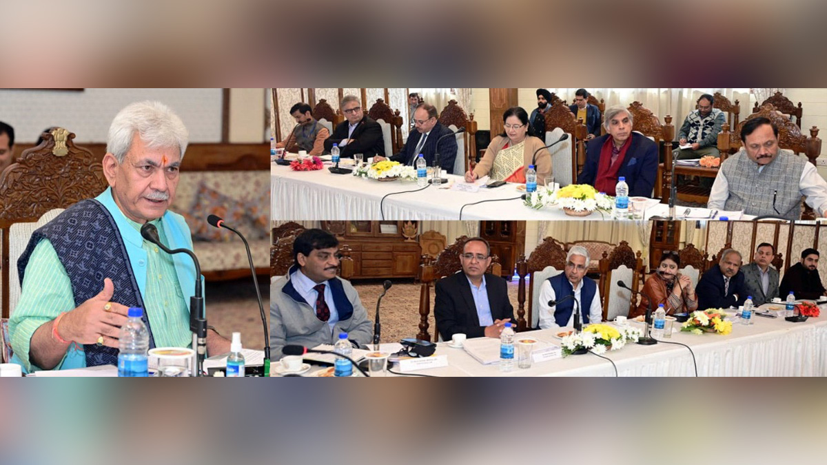 Manoj Sinha, Lieutenant Governor J&K, Raj Bhavan, Jammu, Srinagar, Kashmir, Jammu And Kashmir, Jammu & Kashmir