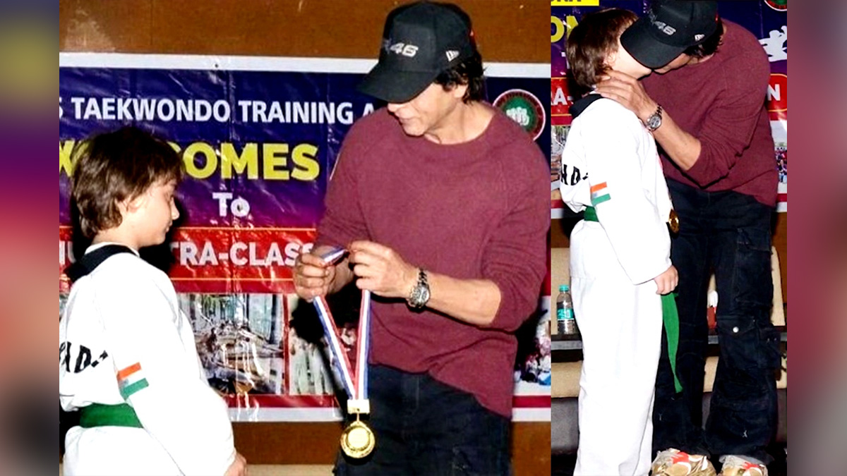 Shah Rukh Khan, Shahrukh khan, Bollywood, Entertainment, Mumbai, Actor, Cinema, Hindi Films, Movie, Mumbai News, SRK, AbRam, Taekwondo Tournament