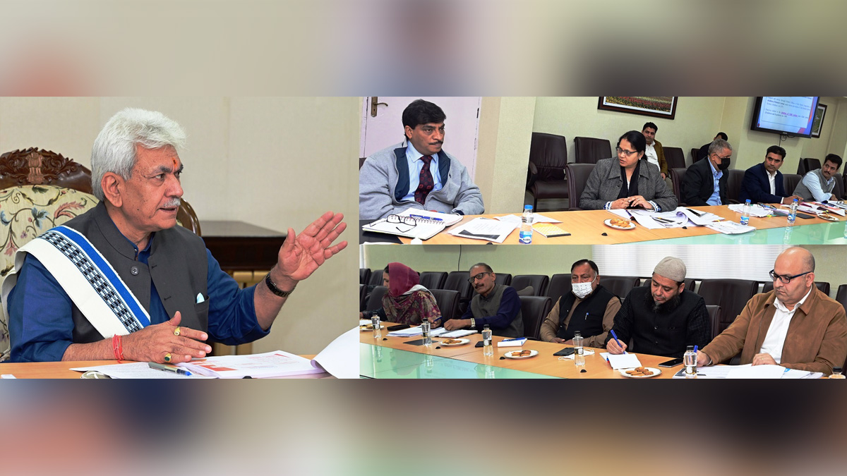 Manoj Sinha, Lieutenant Governor J&K, Raj Bhavan, Jammu, Srinagar, Kashmir, Jammu And Kashmir, Jammu & Kashmir, Labour & Employment Department