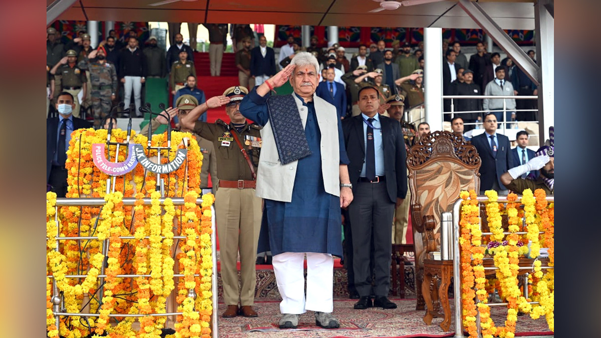 Manoj Sinha, Lieutenant Governor J&K, Raj Bhavan, Jammu, Srinagar, Kashmir, Jammu And Kashmir, Jammu & Kashmir