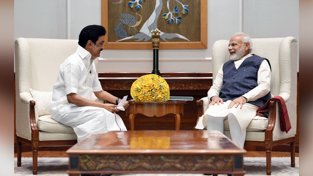 M.K. Stalin, Tamil Nadu Chief Minister, Prime Minister Narendra Modi