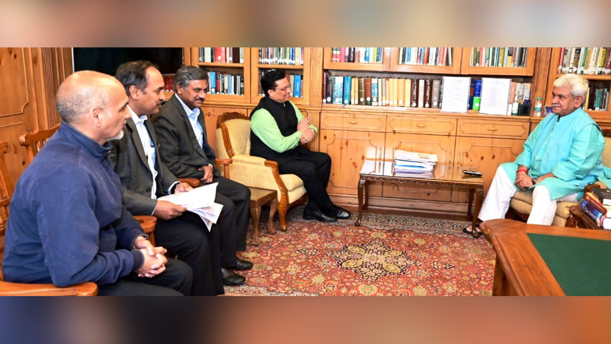 Manoj Sinha, Lieutenant Governor J&K, Raj Bhavan, Jammu, Srinagar, Kashmir, Jammu And Kashmir, Jammu & Kashmir, Jitendra Kumar, Indian Oil Corporation Limited, IOCL