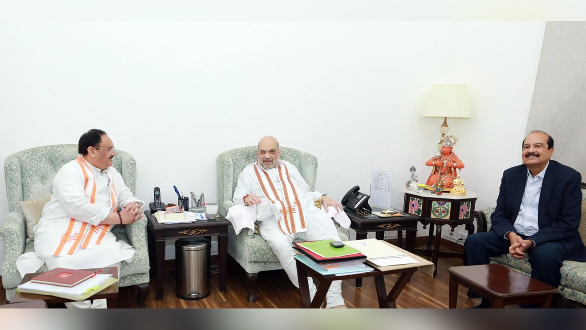 Amit Shah, Union Home Minister, BJP, Bharatiya Janata Party, Jagat Prakash Nadda, Harsh Mahajan