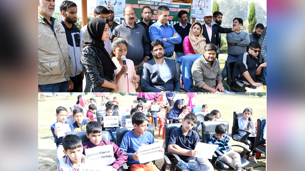 Ganderbal, Deputy Commissioner Ganderbal, Shyambir, Kashmir, Jammu And Kashmir, Jammu & Kashmir, District Administration Ganderbal, Food, Civil Supplies and Consumer Affairs Ganderbal, World Food Day