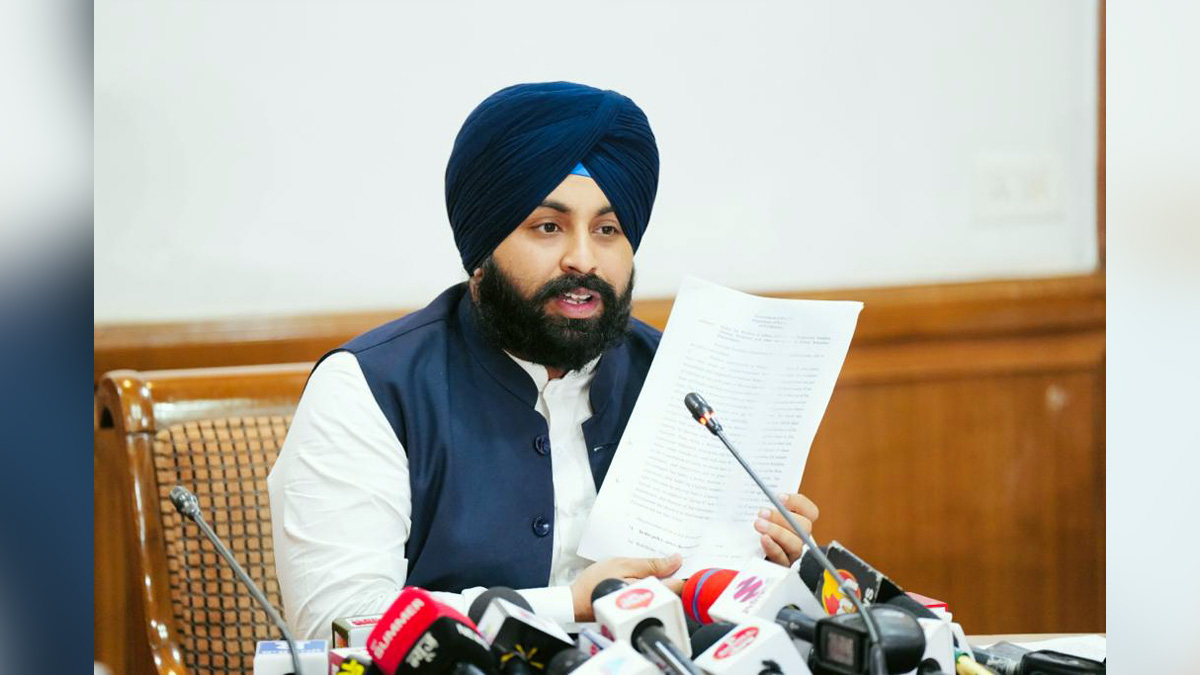 Harjot Singh Bains, AAP, Aam Aadmi Party, Aam Aadmi Party Punjab, AAP Punjab, Government of Punjab, Punjab Government