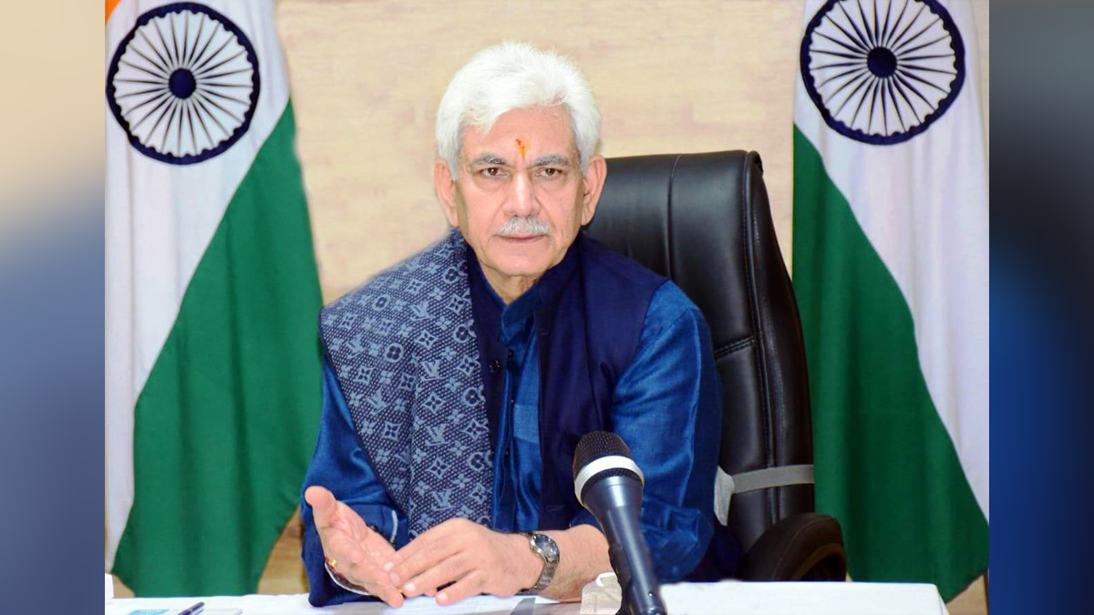 Manoj Sinha, Lieutenant Governor J&K, Raj Bhavan, Jammu, Srinagar, Kashmir, Jammu And Kashmir, Jammu & Kashmir