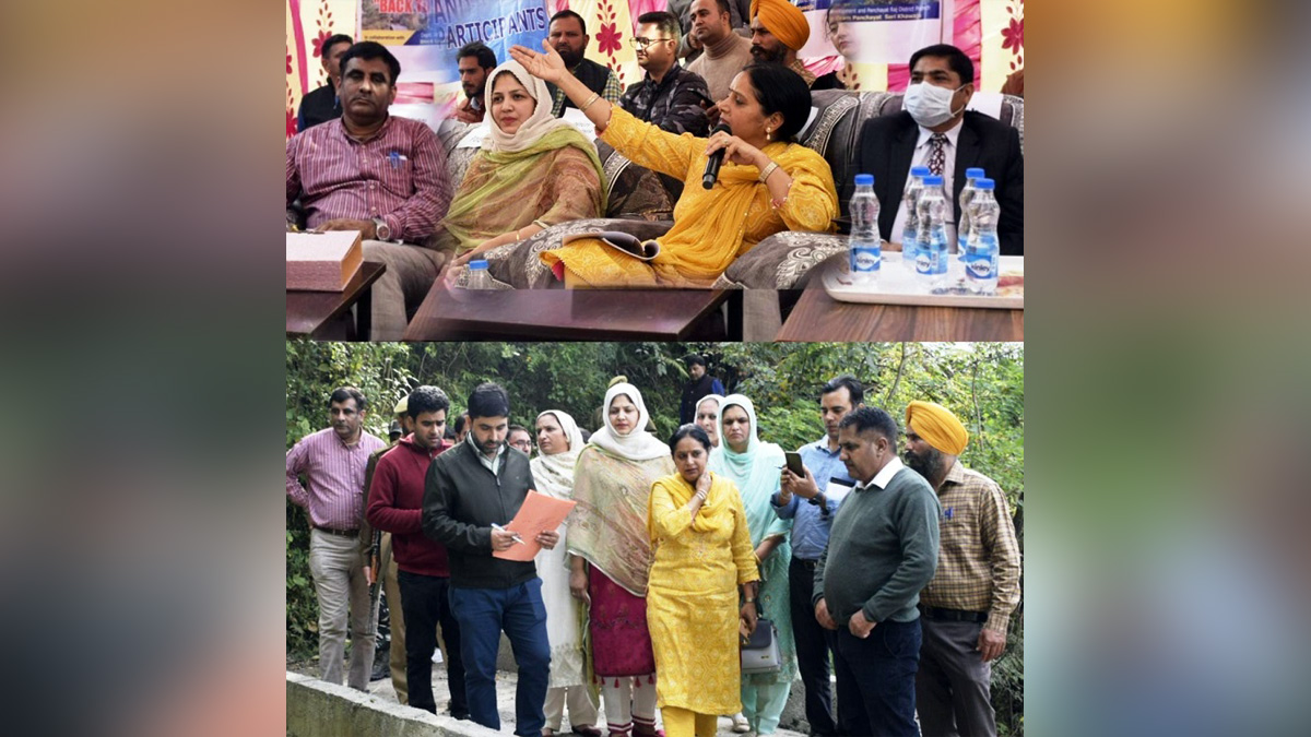 Mandeep Kaur, Commissioner Secretary Rural Development Department and Panchayati Raj, Srinagar, Jammu, Kashmir, Jammu And Kashmir, Jammu & Kashmir, Back to Village, Back to Village 4, B2V4 programme, B2V4, B2V Phase-IV, Back to Village Phase 4th, Back to Village Phase 4th programme