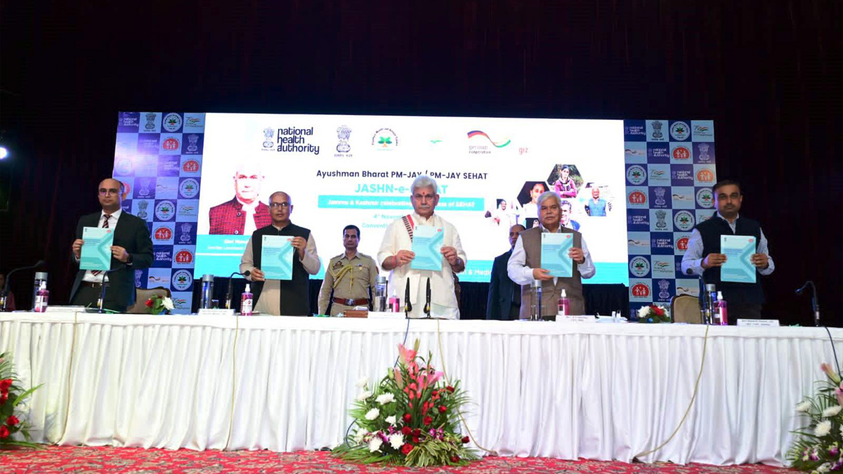 Manoj Sinha, Lieutenant Governor J&K, Raj Bhavan, Jammu, Srinagar, Kashmir, Jammu And Kashmir, Jammu & Kashmir, Jashn e Sehat