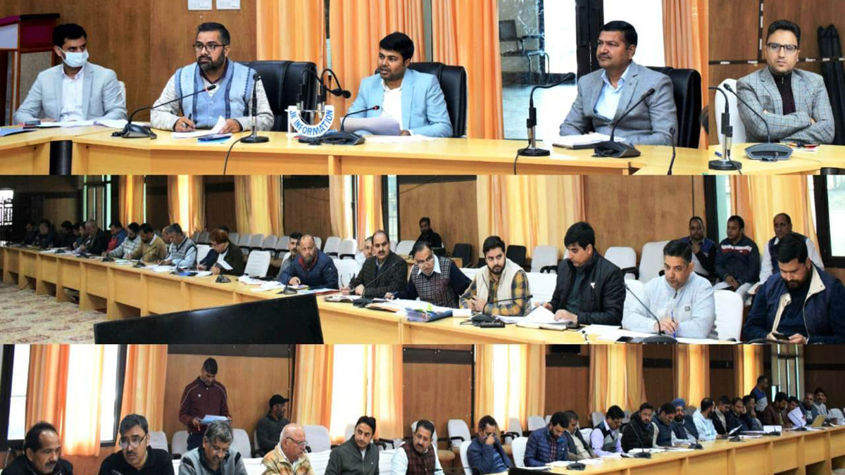 Kishtwar, DDC Kishtwar, District Development Commissioner Kishtwar, Dr Devansh Yadav, Kashmir, Jammu And Kashmir, Jammu & Kashmir, District Administration Kishtwar, District Capex Budget, District Capex Budget 2022 23