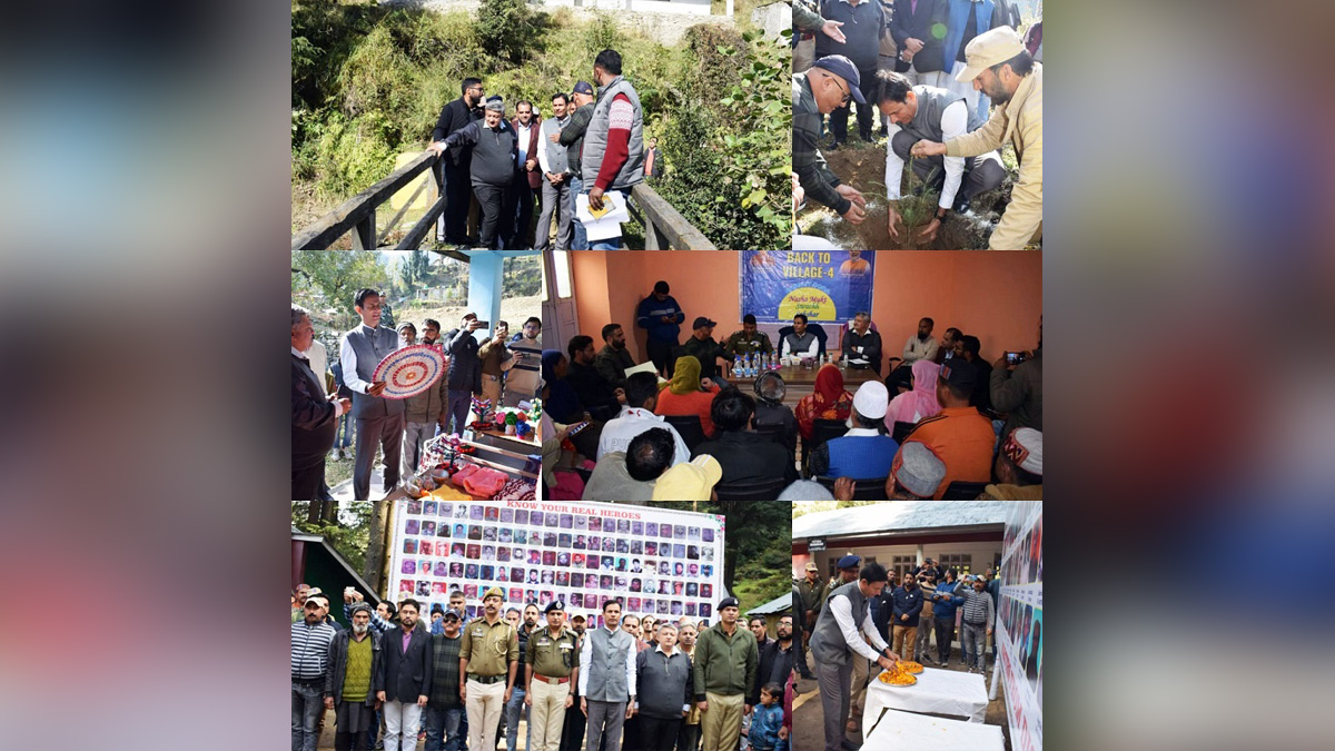 Bhaderwah, H Rajesh Prasad, Principal Secretary Power Development Department, PDD, Back to Village, Back to Village 4, B2V4 programme, B2V4, B2V Phase-IV, Back to Village Phase 4th, Back to Village Phase 4th programme, Jammu, Kashmir, Jammu And Kashmir, Jammu & Kashmir