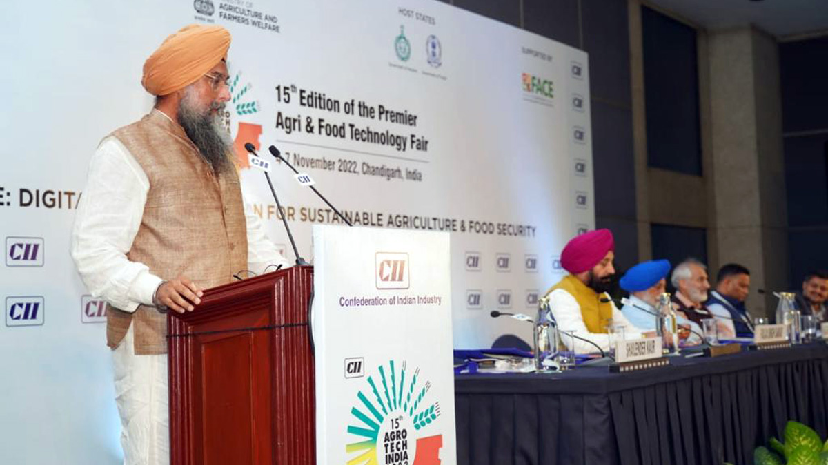 Kultar Singh Sandhwan, AAP, Aam Aadmi Party, AAP Punjab, Aam Aadmi Party Punjab, Government of Punjab, Punjab Government, Premier Agri and Food Technology Fair, CII Northern Region