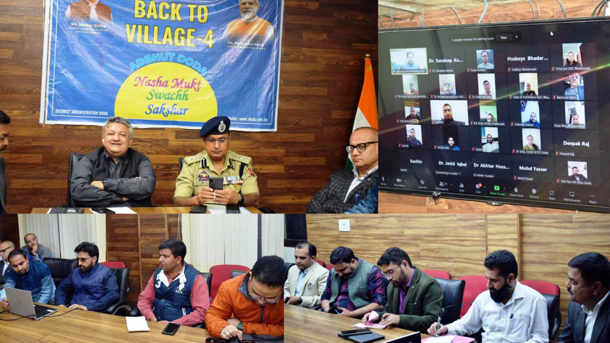 Doda, Deputy Commissioner Doda, Vishesh Paul Mahajan, Jammu, Kashmir, Jammu And Kashmir, Jammu & Kashmir, District Administration Doda, Back to Village, Back to Village 4, B2V4 programme, B2V4, B2V Phase-IV, Back to Village Phase 4th, Back to Village Phase 4th programme
