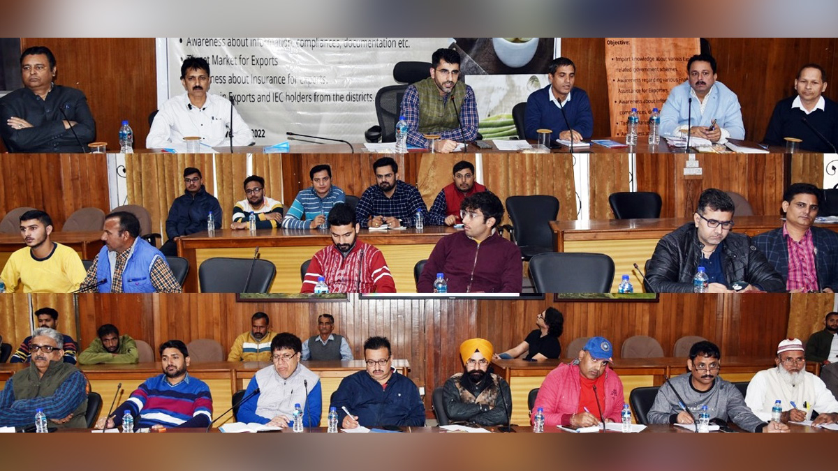 Jammu and Kashmir Trade Promotion Organization, JKTPO, APEDA, DGFT, FIEO, Jammu, Kashmir, Jammu And Kashmir, Jammu & Kashmir