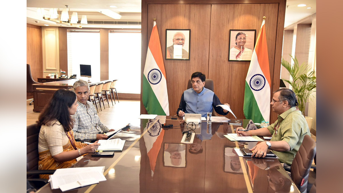 Piyush Goyal, Commerce and Industry Minister, BJP, Bharatiya Janata Party, Controller General of Patents Designs and Trademarks, CGPDTM