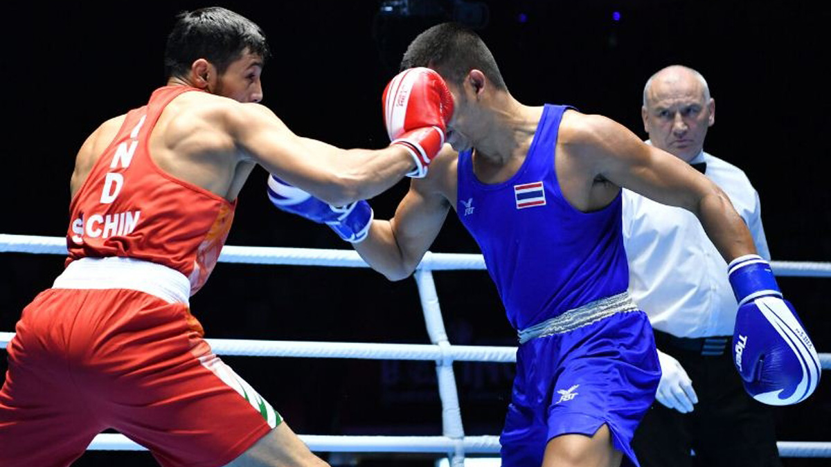 Sports News, Boxing, Boxer, Boxers, Boxing Player, Asian Elite Boxing Championships, Shiva Thapa, Amit Kumar, Sachin