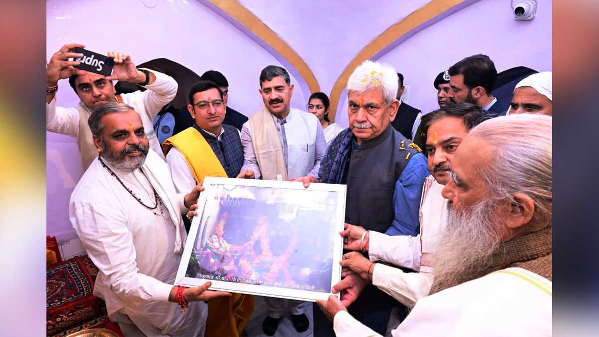 Manoj Sinha, Lieutenant Governor J&K, Raj Bhavan, Jammu, Srinagar, Kashmir, Jammu And Kashmir, Jammu & Kashmir