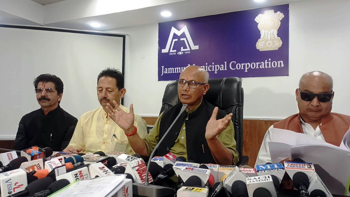 Jammu, Rajinder Sharma, Mayor of Jammu Municipal Corporation, Jammu And Kashmir, Jammu & Kashmir