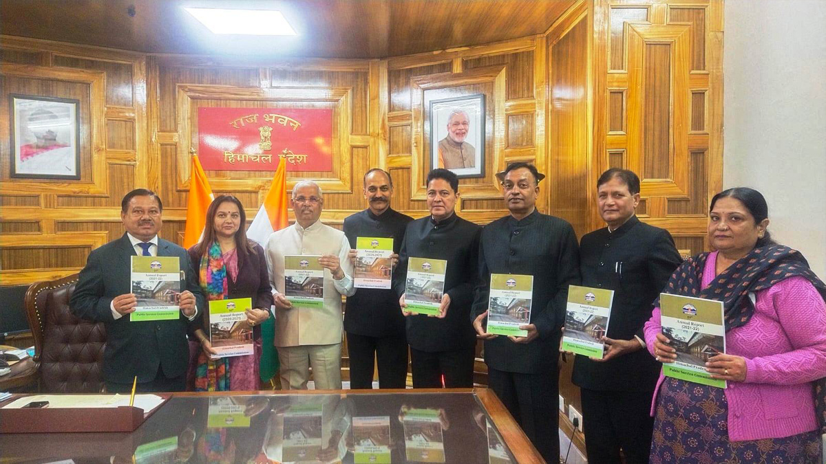 Rajendra Vishwanath Arlekar, Himachal Pradesh, Himachal, Bharatiya Janata Party, BJP, BJP Himachal, Shimla, Raj Bhawan, HP Public Service Commission, Capt. Rameshwar Singh Thakur