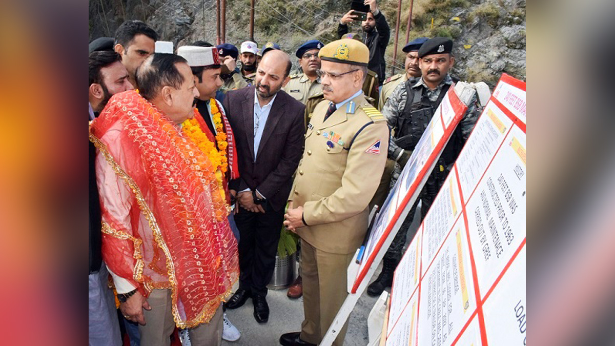 Ramban, Dr Jitendra Singh, BJP, Bhartiya Janta Party, Union Minister of State (Independent Charge) Science & Technology and Earth Sciences, Jhula Bailey Suspension Bridge