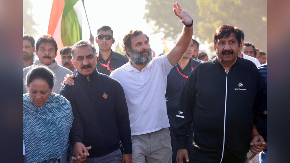 Rahul Gandhi, Sukhvinder Singh Sukhu, Mukesh Agnihotri, Himachal Pradesh, Himachal, Congress, Indian National Congress, Himachal Congress, Shimla , Chief Minister of Himachal Pradesh, Bharat Jodo Yatra,Rajasthan, Dausa