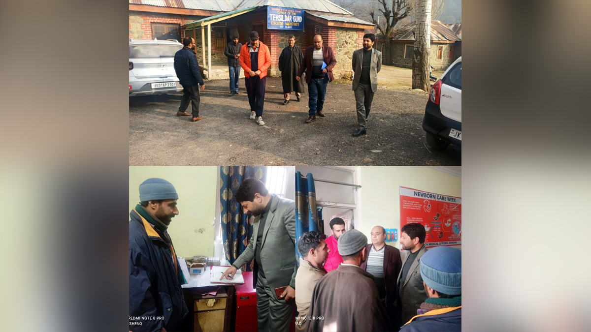 Ganderbal, Mehraj ud Din shah, Additional Deputy Commissioner Ganderbal, Jammu And Kashmir, Jammu & Kashmir