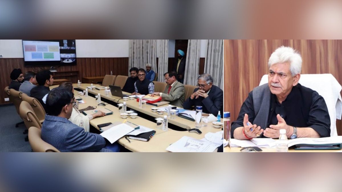 Manoj Sinha, Lieutenant Governor J&K, Raj Bhavan, Jammu, Srinagar, Kashmir, Jammu And Kashmir, Jammu & Kashmir, Shri Amarnathji Shrine Board, SASB